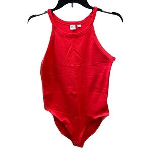 ❤️ GAP RED TANK BODYSUIT SIZE SMALL